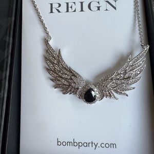 Reign Silver Wing Necklace by Flying Fierce Above All